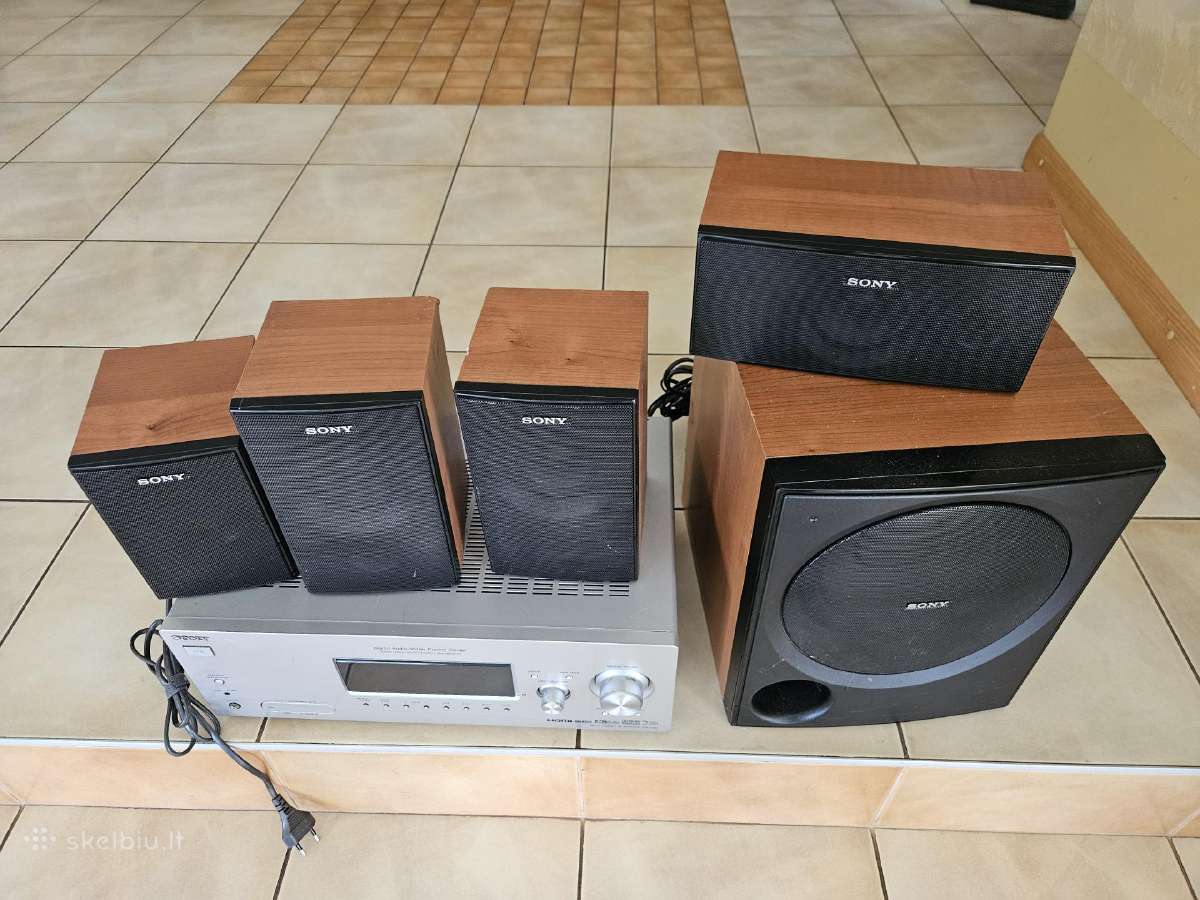 Nauodotas Sony resiveris su koloneliu komplektu