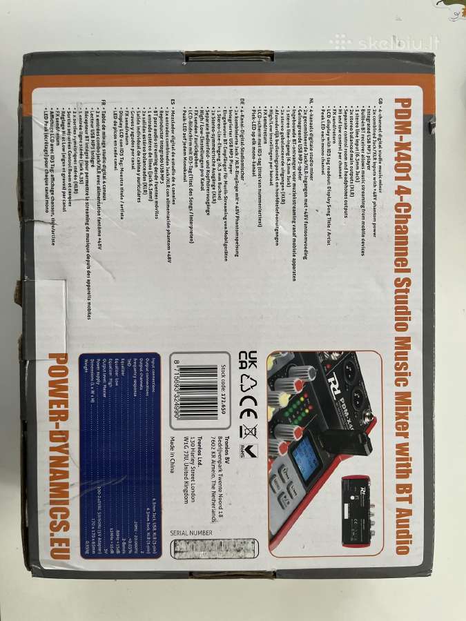 Mikšerinis pultas Pdm-x4014 - nuotraukos Nr. 4