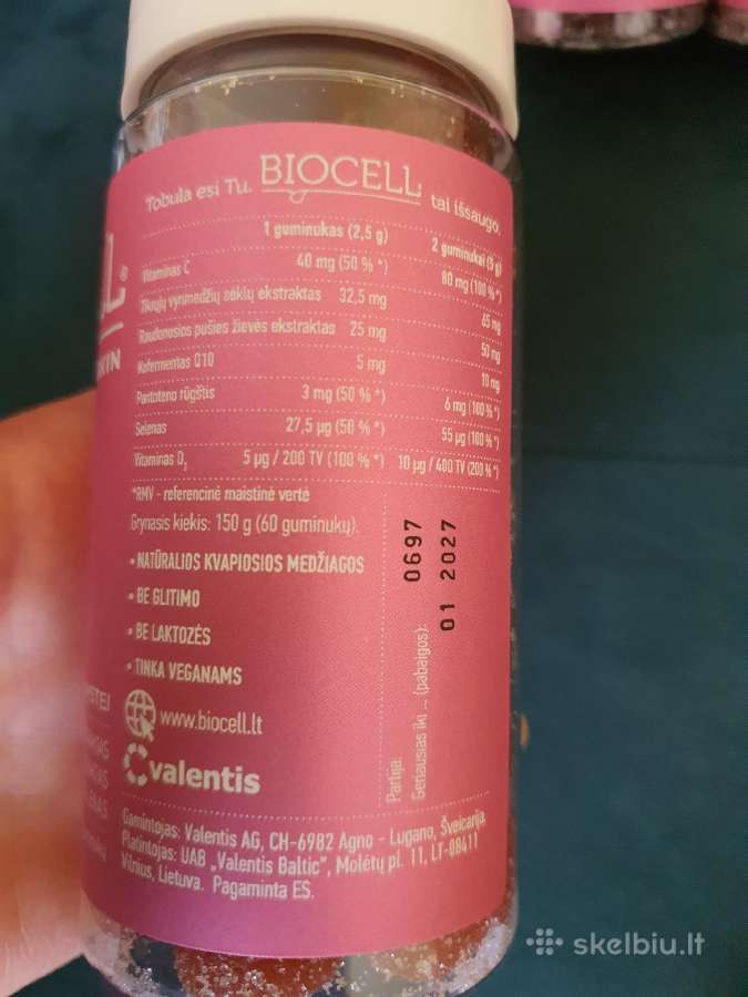 Biocell young skin maisto papildai - nuotraukos Nr. 2