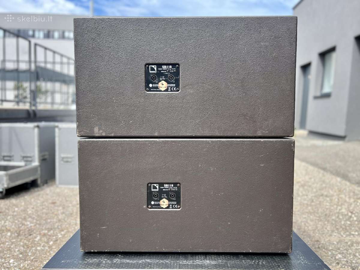 L-acoustics Sb118 subai - nuotraukos Nr. 8