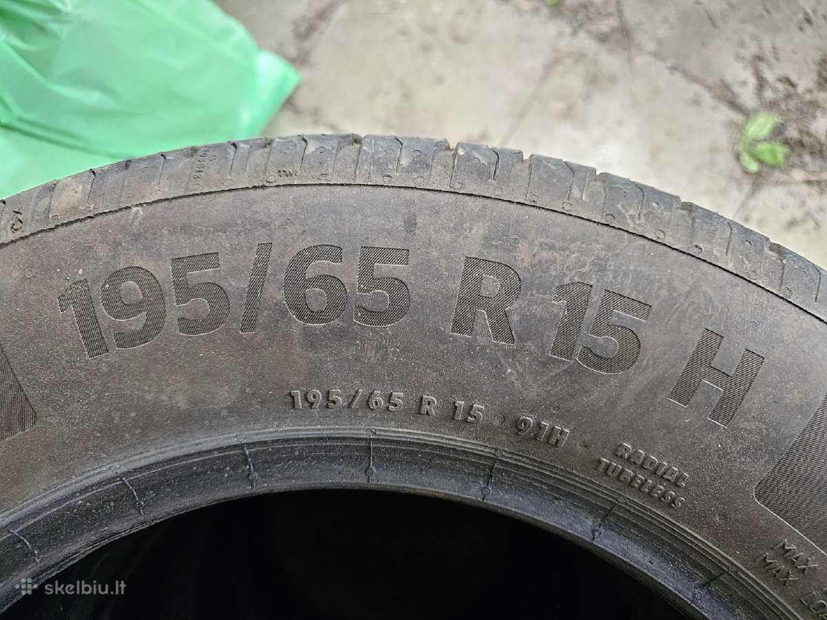 Naudotos vasarinės R15 padangos - nuotraukos Nr. 4