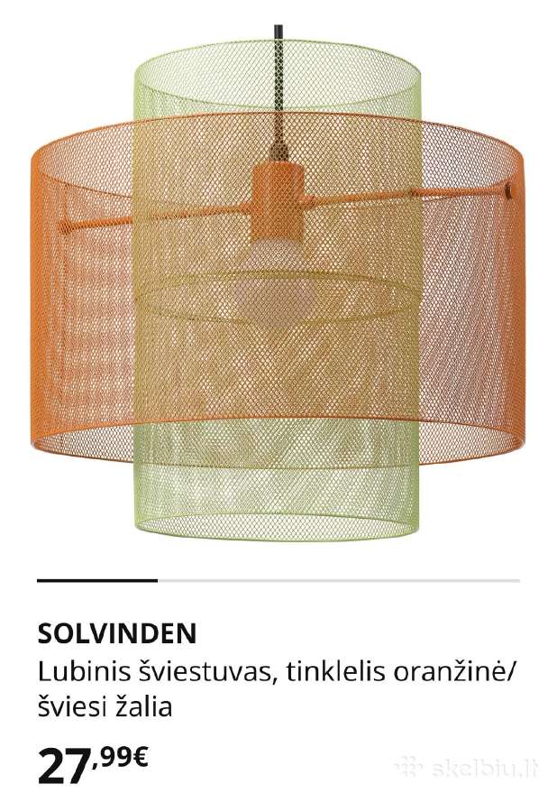 Ikea Solvinden lempa Nauja