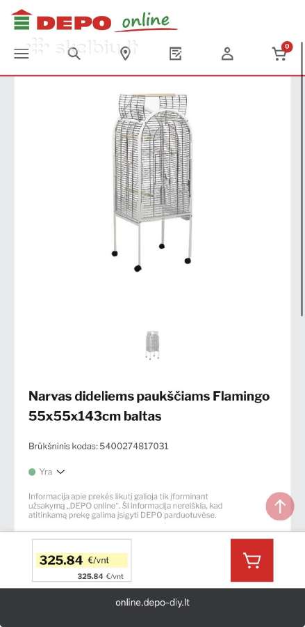 Papūgos narvas