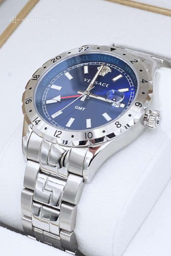 Naujas! Laikrodis Versace Gmt 42 mm - nuotraukos Nr. 5