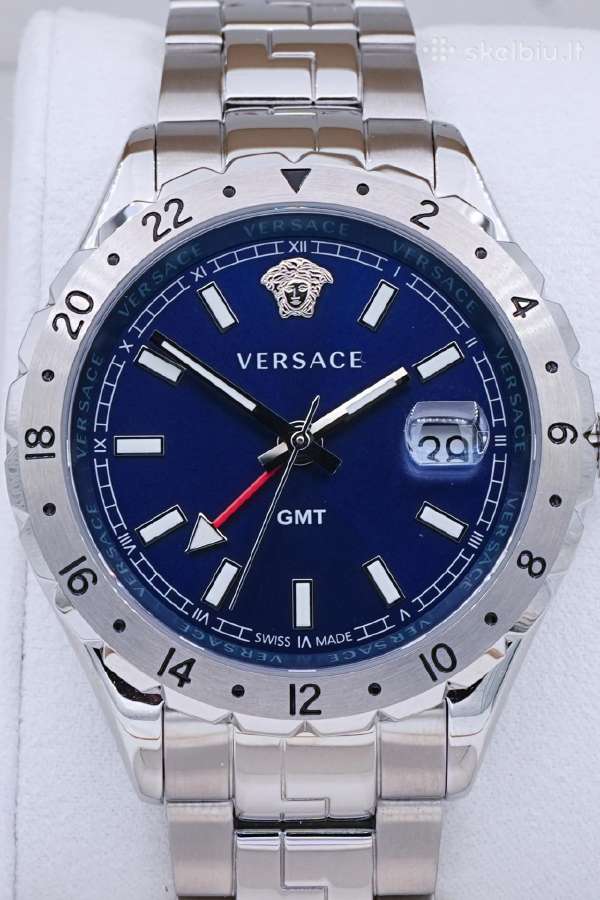 Naujas! Laikrodis Versace Gmt 42 mm - nuotraukos Nr. 7