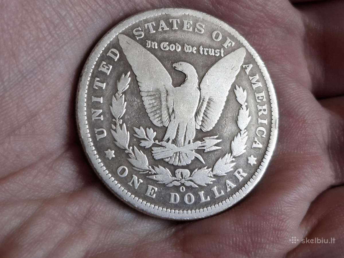 JAV 1 doleris 1894 O sidabras