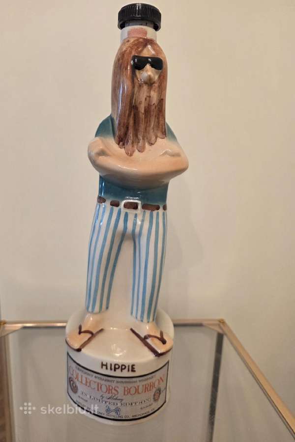 1968 m. kolekcinis dekanteris ,Hippie" porcelianas - nuotraukos Nr. 5