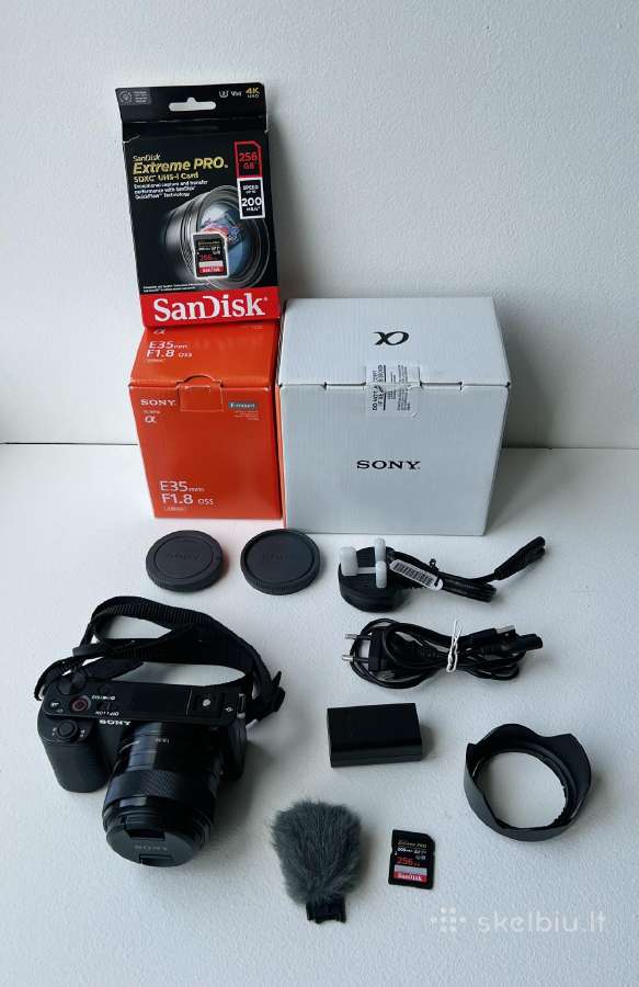 Sony Zv-e10 + Sony E35mm F 1.8 oss