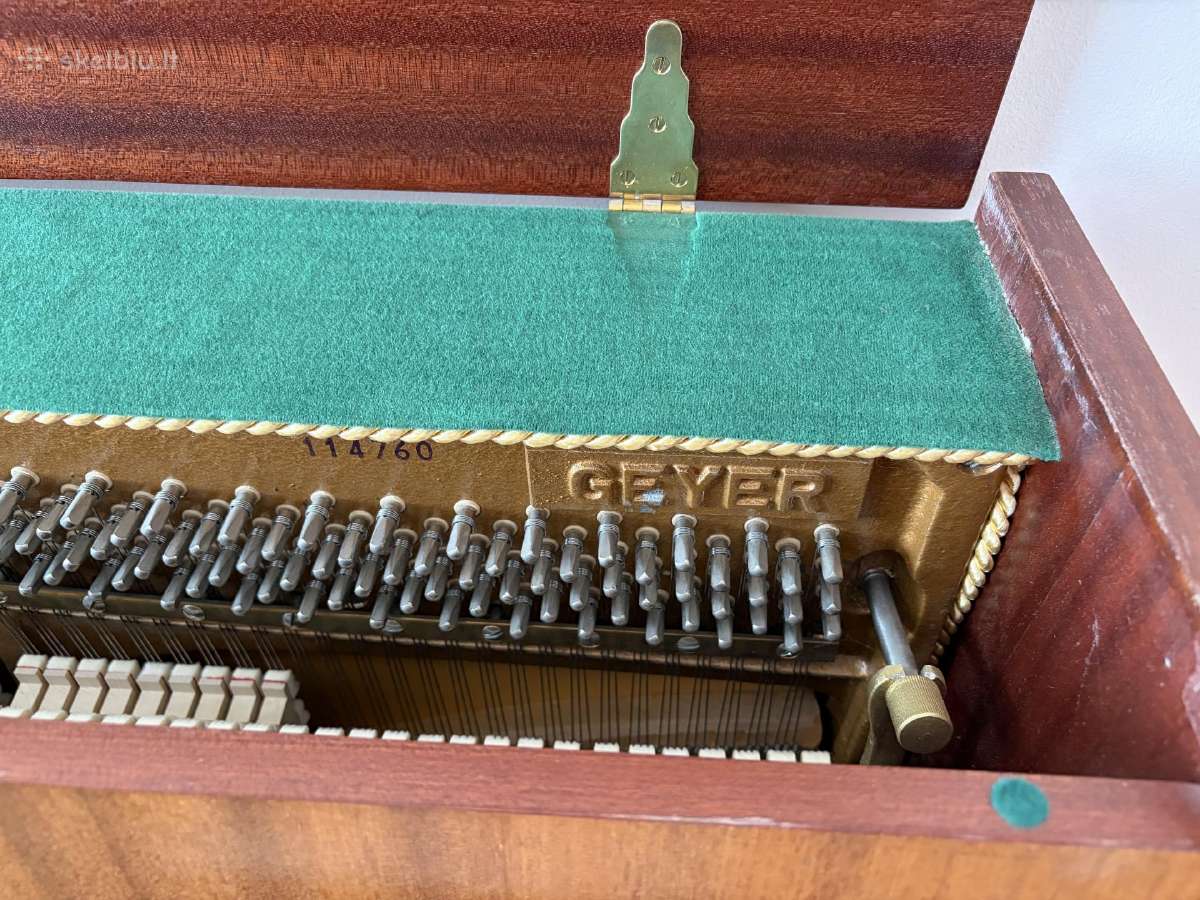 Vokiškas pianinas Geyer - nuotraukos Nr. 3