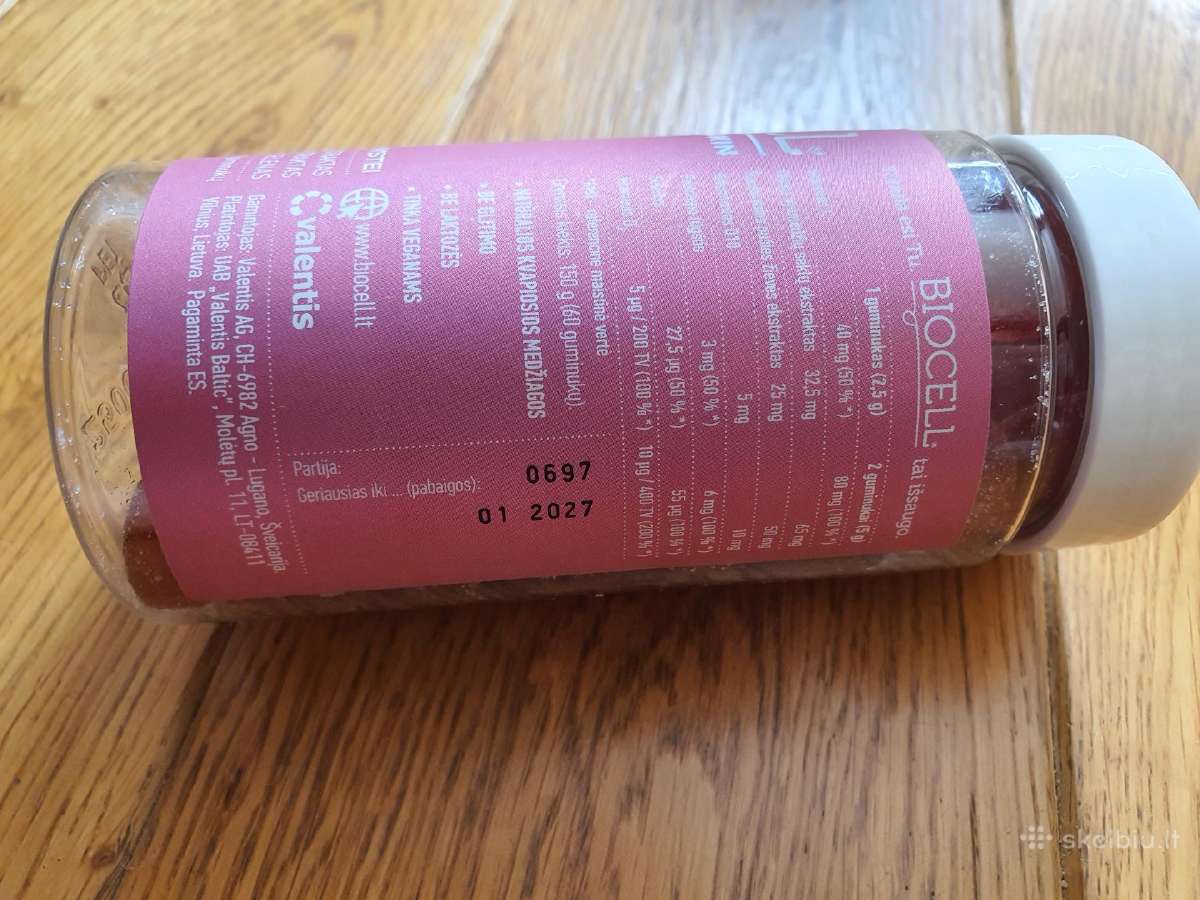 Biocell young skin maisto papildai - nuotraukos Nr. 3