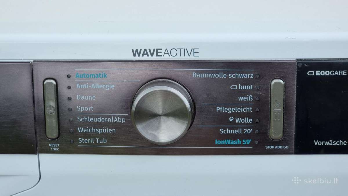 W2s967lnt , 9kg /1600aps/min, +garantija - nuotraukos Nr. 4