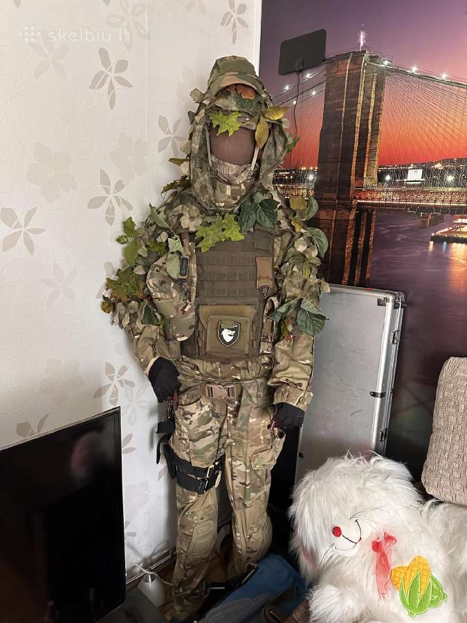 Airsofto drabuziu pilna komplektacija