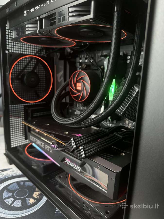 Žaidimų kompiuteris Aorus Rtx 3070 & R7 5800x