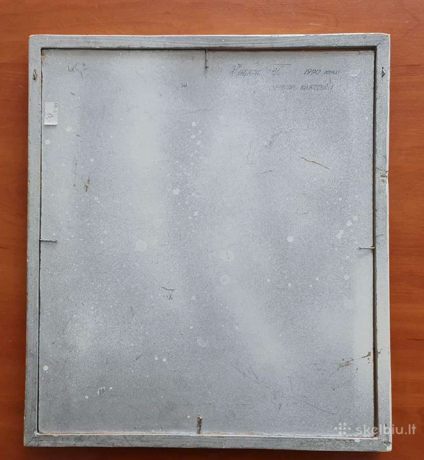 Paveikslas, aliejus, kartonas, 33cm/37cm, 1990 m - nuotraukos Nr. 3