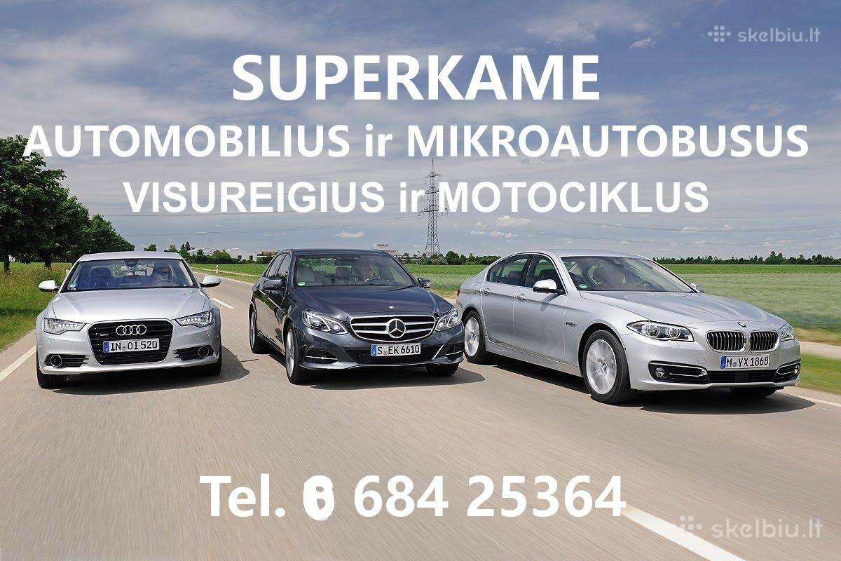 Perku automobilį, mikroautobusą, visureigį
