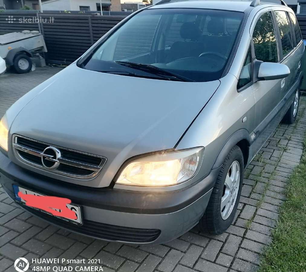 Opel zafira 2005 m. Benzinas - dujos cng
