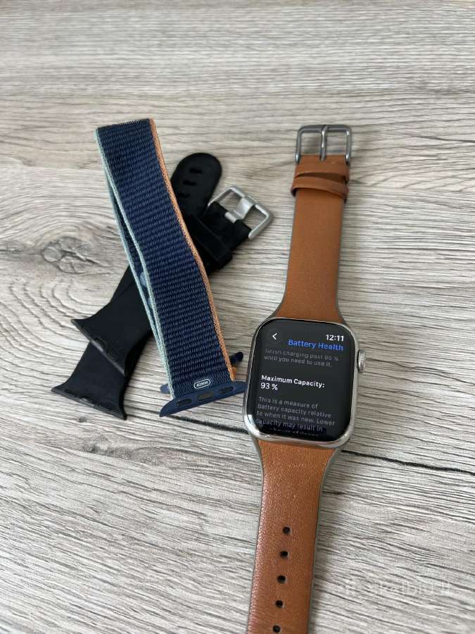 Apple Watch 9 Stainless Steel Silver GPS+cellular - nuotraukos Nr. 5