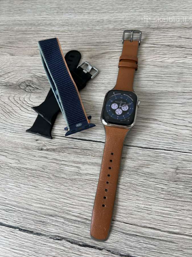 Apple Watch 9 Stainless Steel Silver GPS+cellular - nuotraukos Nr. 4