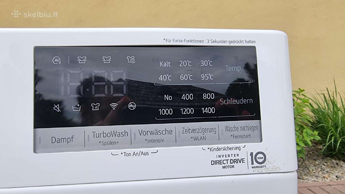 LG F4wv708p1e , 8 kg + garantija - nuotraukos Nr. 10