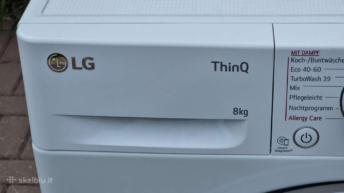 LG F4wv708p1e , 8 kg + garantija - nuotraukos Nr. 13