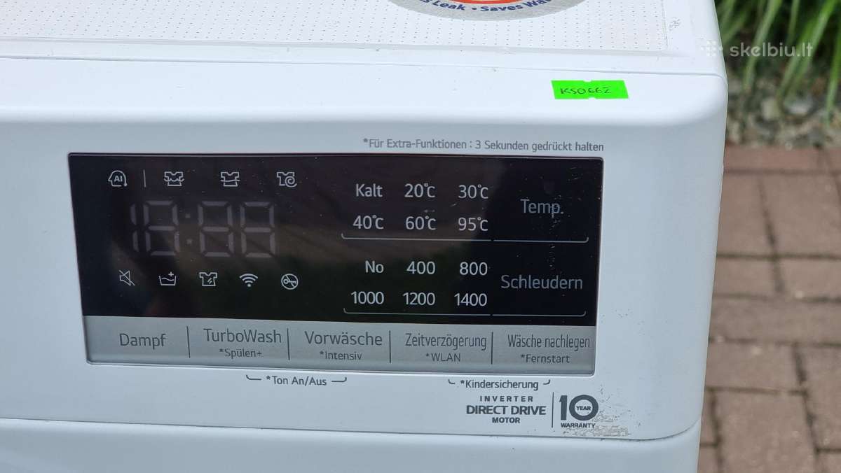 LG F4wv708p1e , 8 kg + garantija - nuotraukos Nr. 18