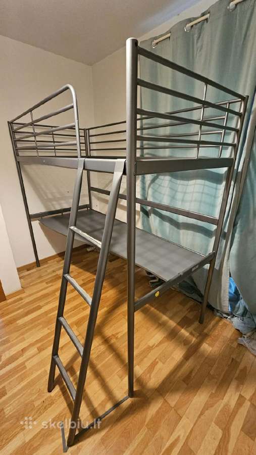 Metalinė Ikea lova Svarta - nuotraukos Nr. 2