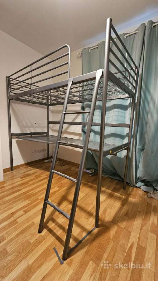 Metalinė Ikea lova Svarta - nuotraukos Nr. 3