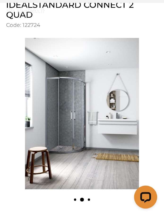 Nauja Ideal Standard Connect 2 dušo kabina (90x90)