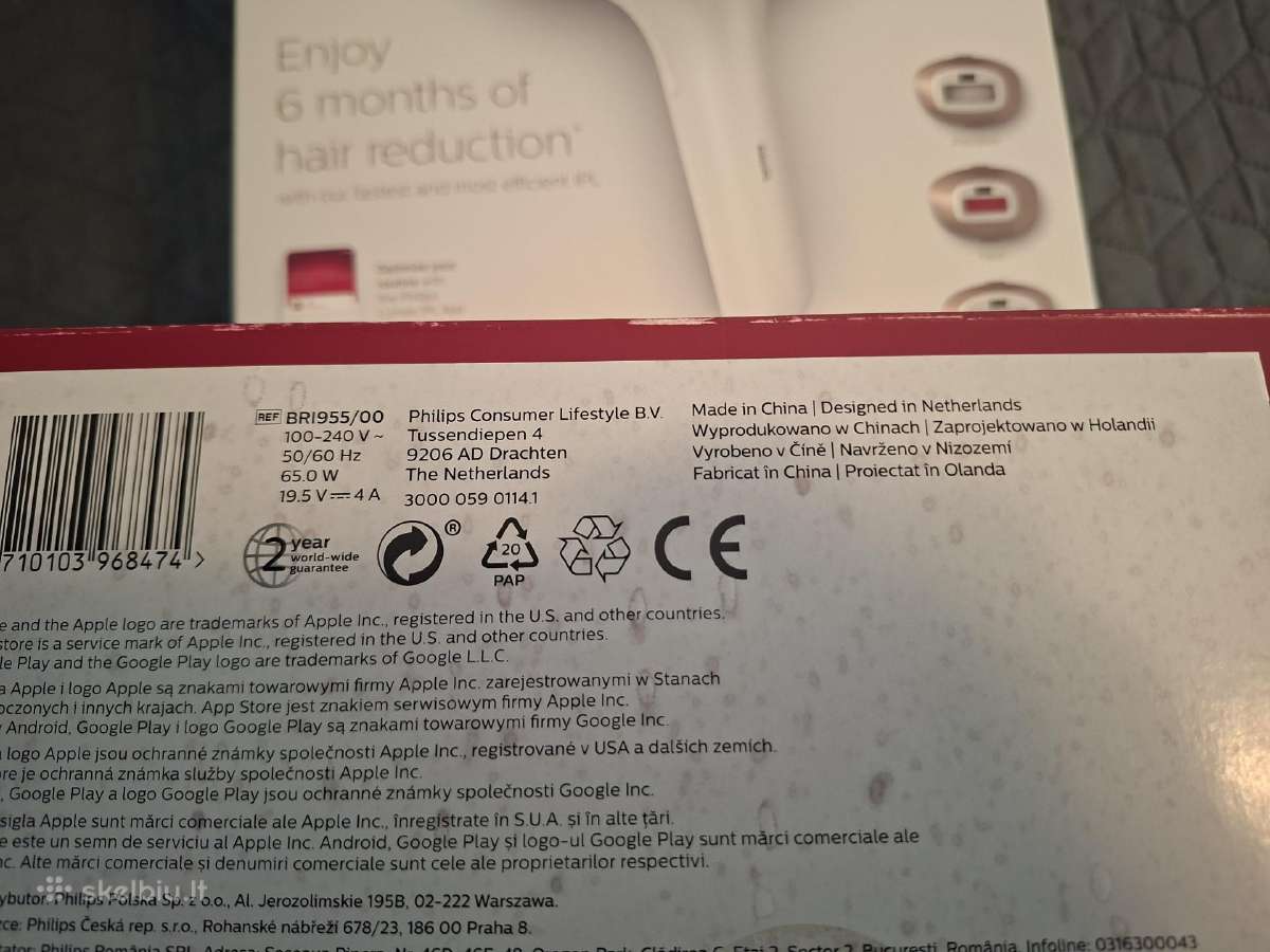 Philips Bri955/00 lazerinis epiliatorius - nuotraukos Nr. 4