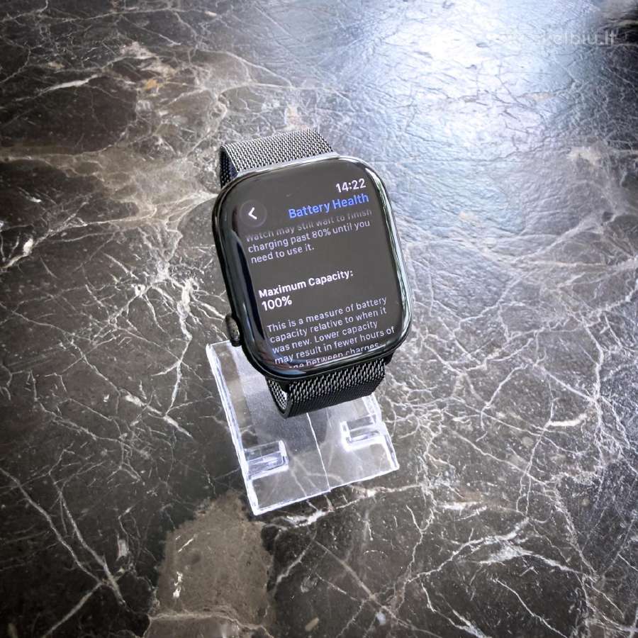 Apple Watch 11 46mm Slate Titanium + Milanese - nuotraukos Nr. 6