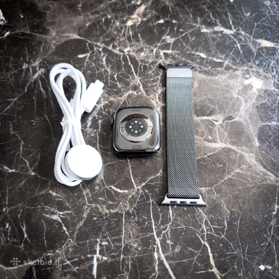 Apple Watch 11 46mm Slate Titanium + Milanese - nuotraukos Nr. 8