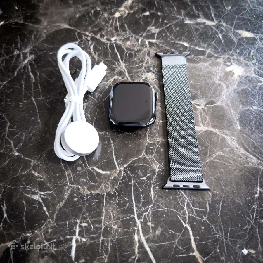 Apple Watch 11 46mm Slate Titanium + Milanese - nuotraukos Nr. 2