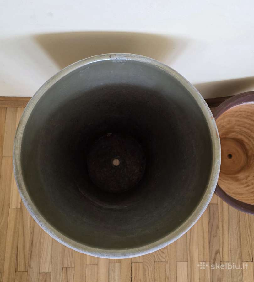 Didelis molinis gėlių vazonas aukštis 50 cm - nuotraukos Nr. 2