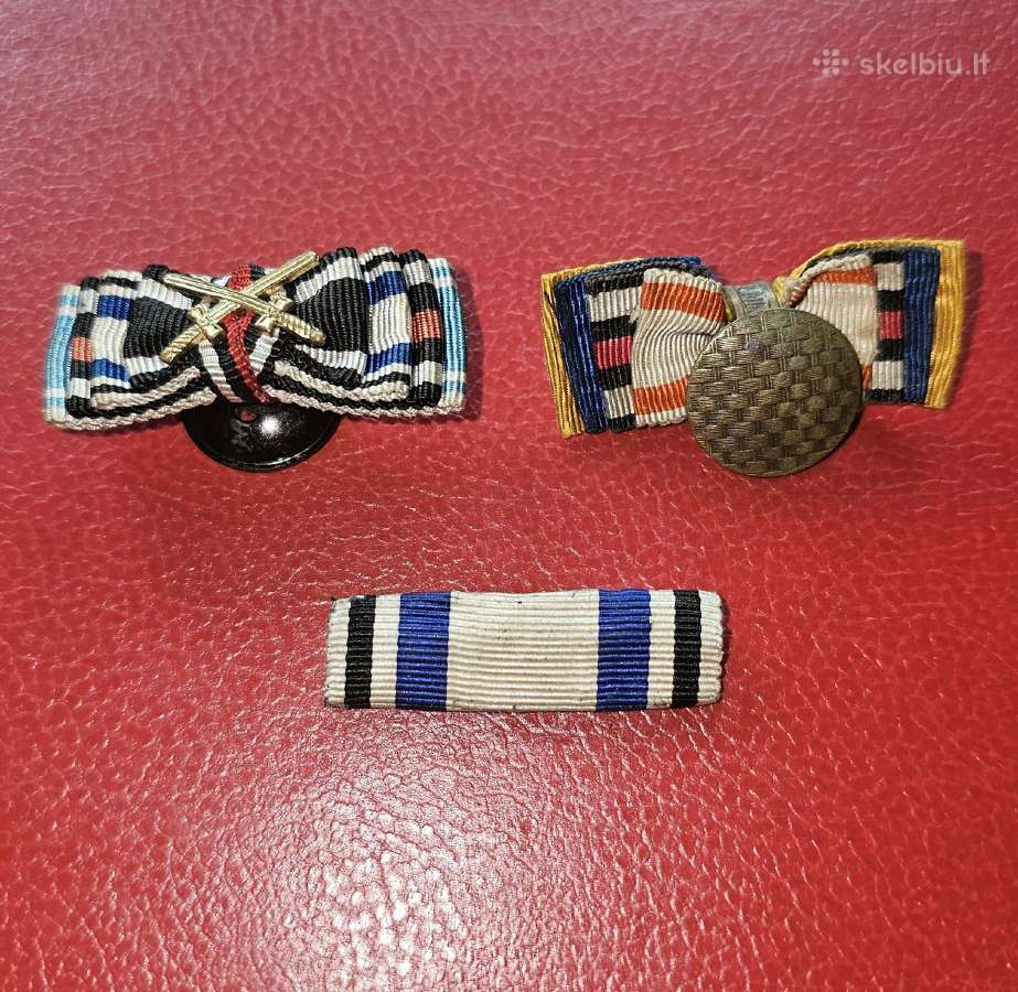 Ppk vokiškos apdovanojimų kaladėlės.