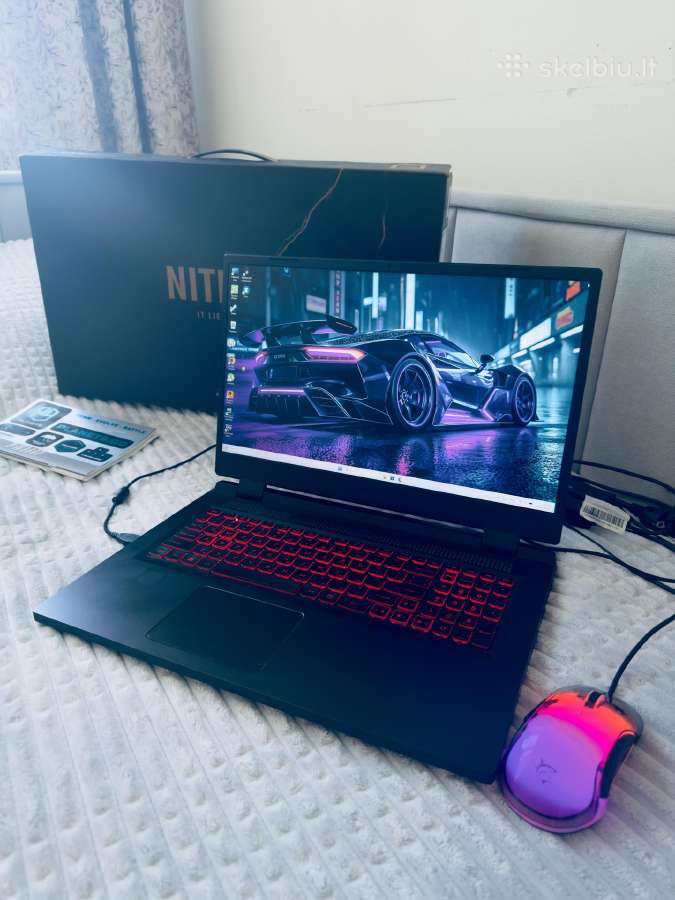 Acer Nitro 5 kaip naujas su dokumentais