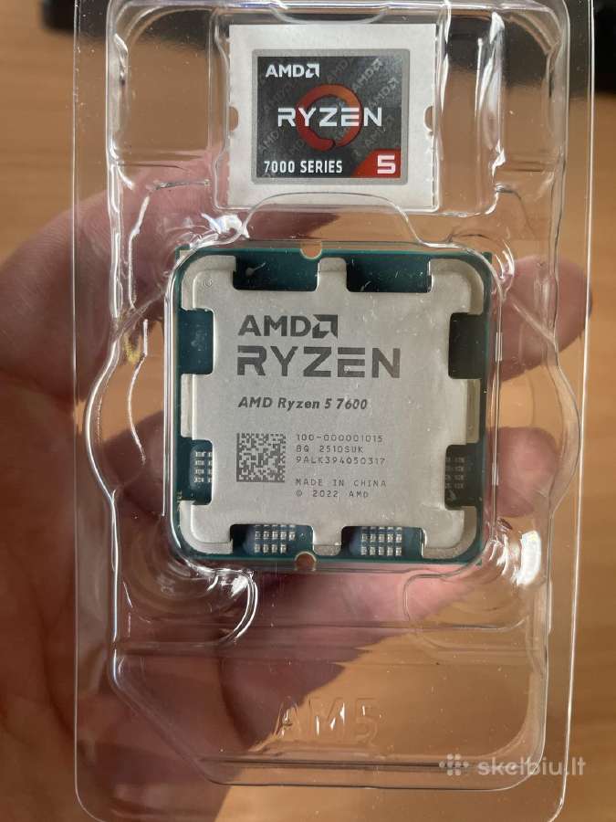 Procesorius Amd Ryzen 5 7600 Box (su aušintuvu)