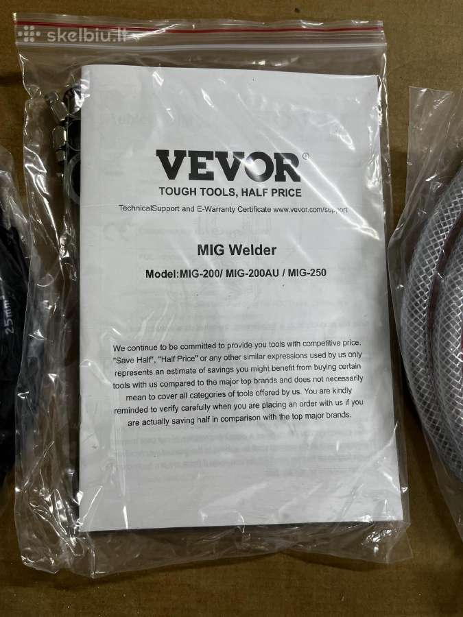 Suvirinimo aparatas Vevor Mig Welder 5in1 - nuotraukos Nr. 6