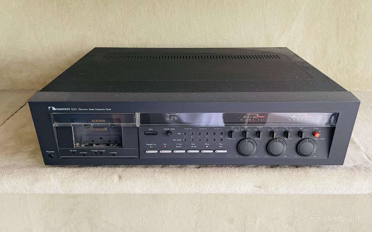 Nakamichi 582 kasetinis magnetofonas (1979-1981)