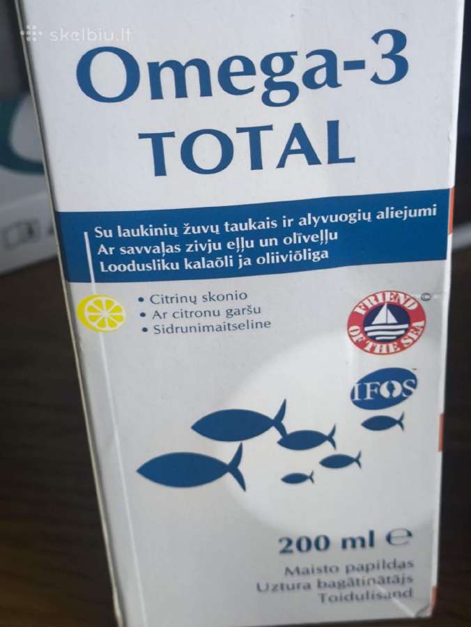 Total omega 3 žuvų taukai uz puse kainos