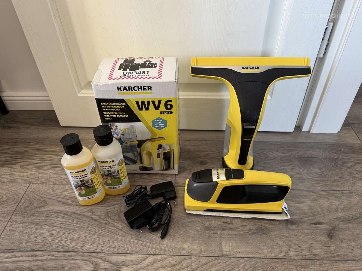 Karcher Wv6 + Kv4 langų valymo rinkinys