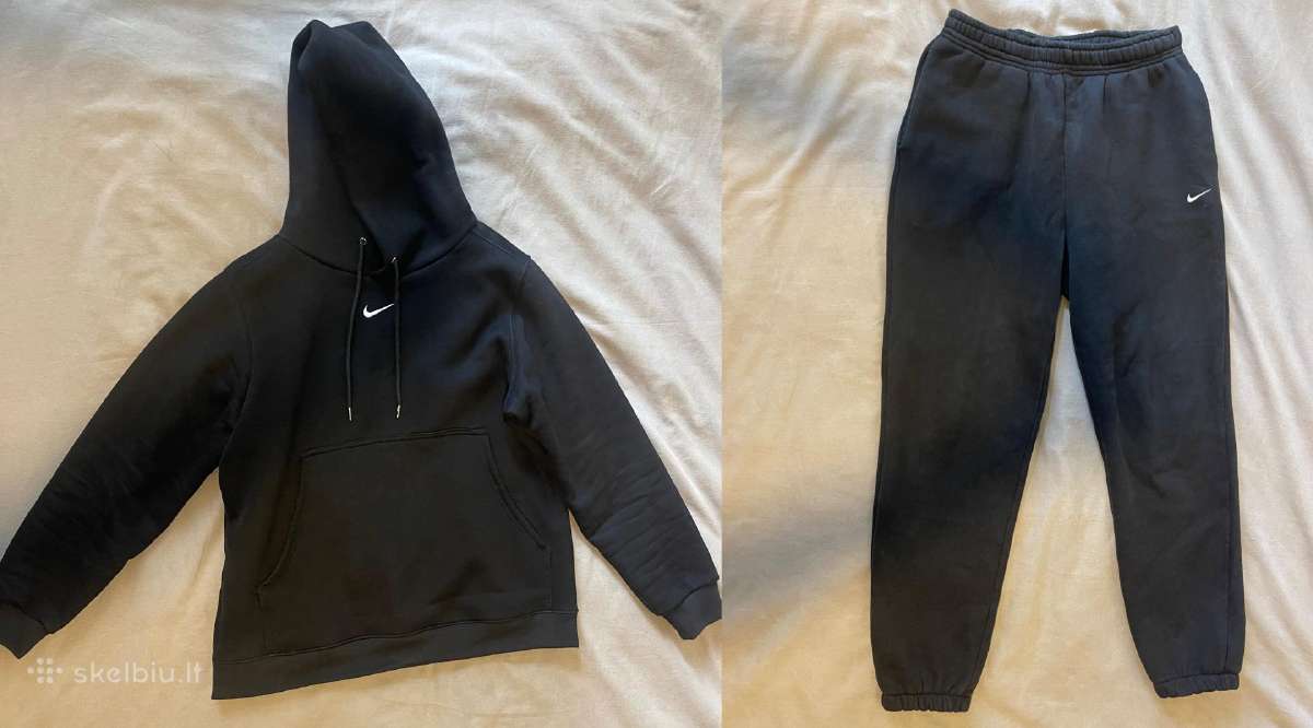 Nike, M dydžio, juodas treningų komplektas