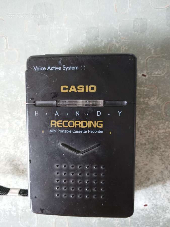 Casio Kasetinis Nesiojamas Magnetofonas