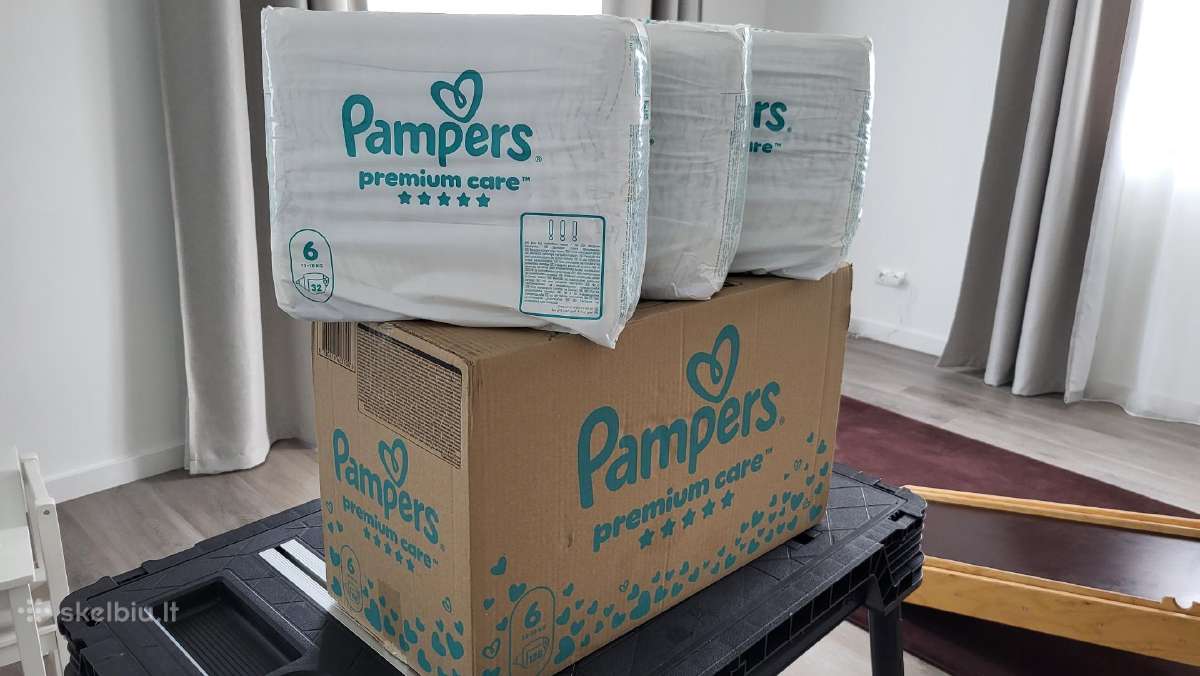 Pampers sauskelnės 6 dydis