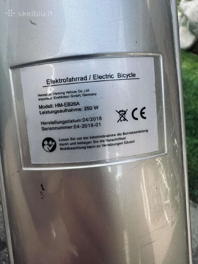 Vokiškas elektrinis dviratis - nuotraukos Nr. 10
