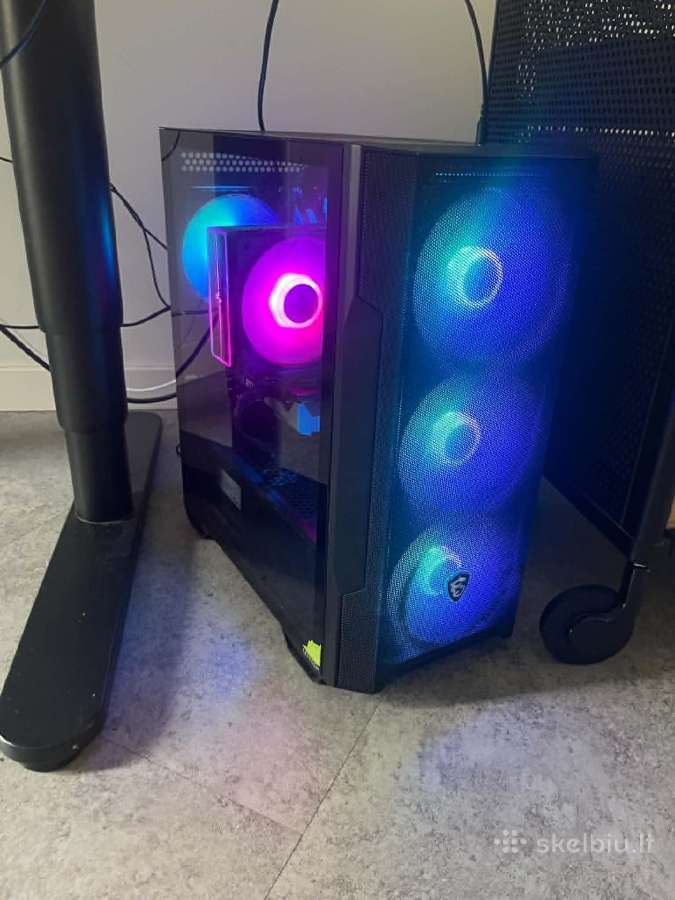 Žaidimų kompiuteris i5-14400f / Rtx 5060 8gb