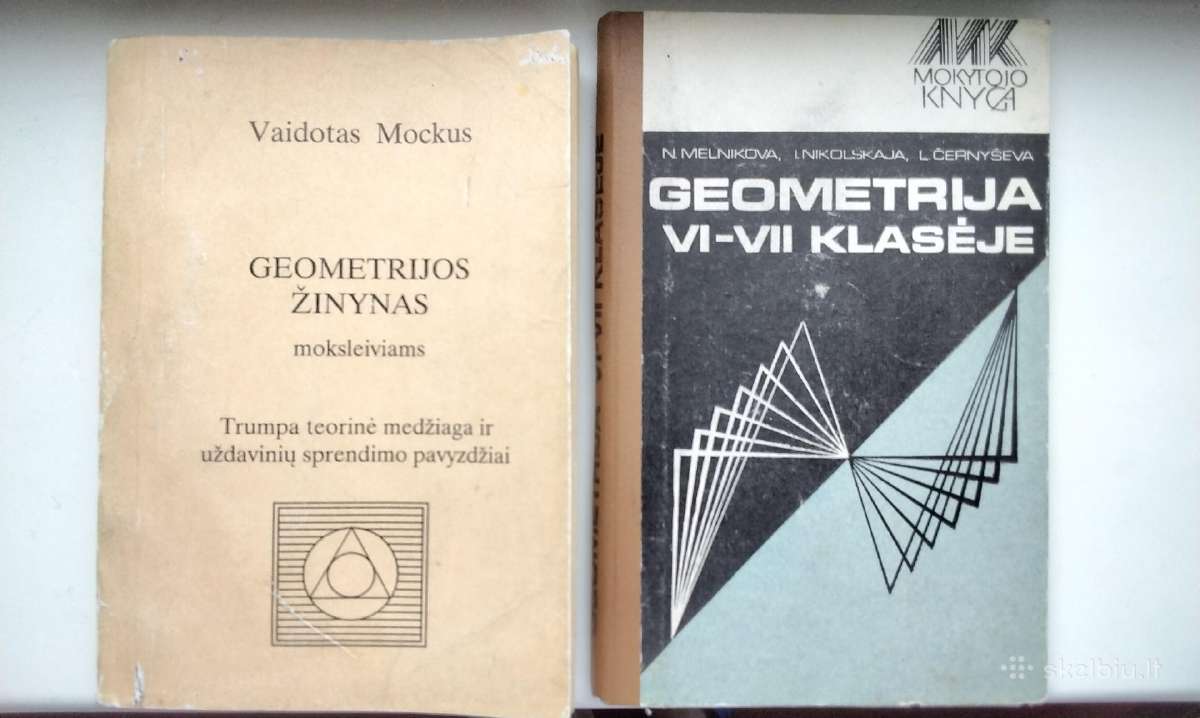 Geometrijos žinynas moksl. Geometr 6-7 klasėje