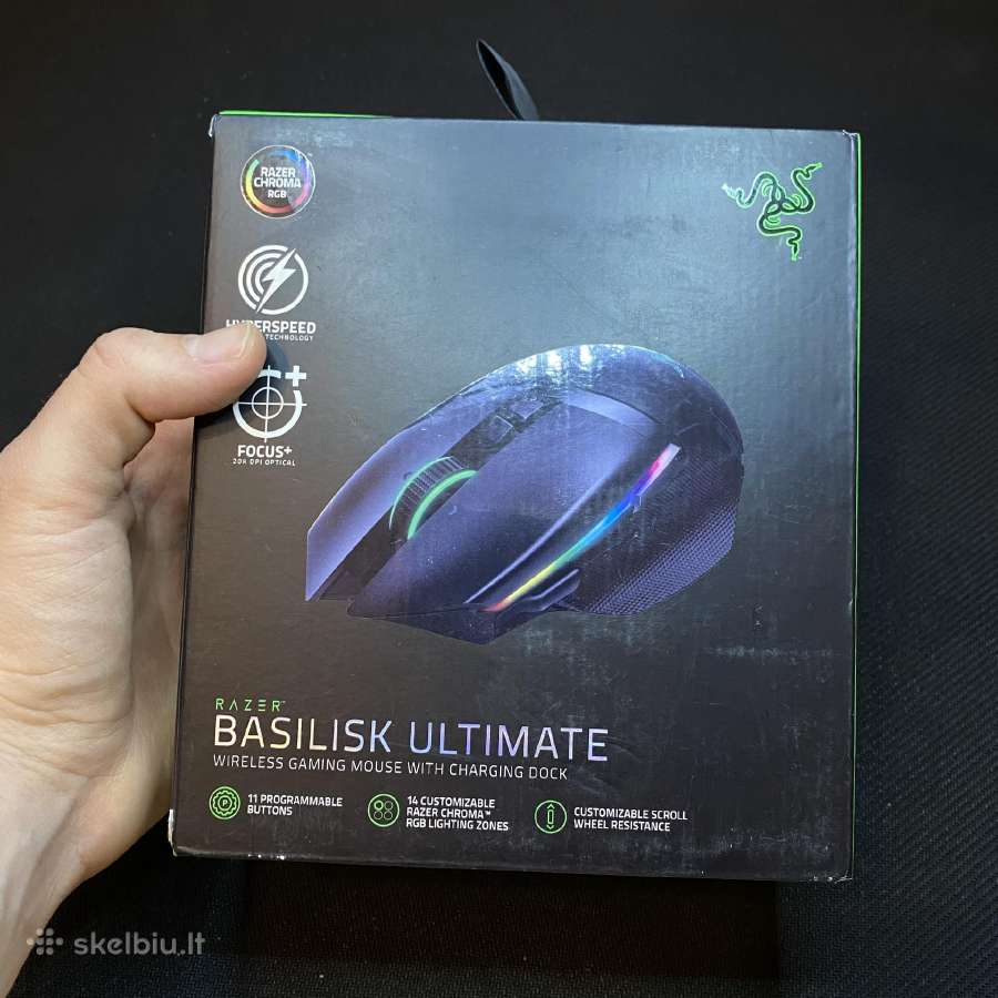 Razer Basilisk Ultimatebelaidė pelė wireless mouse