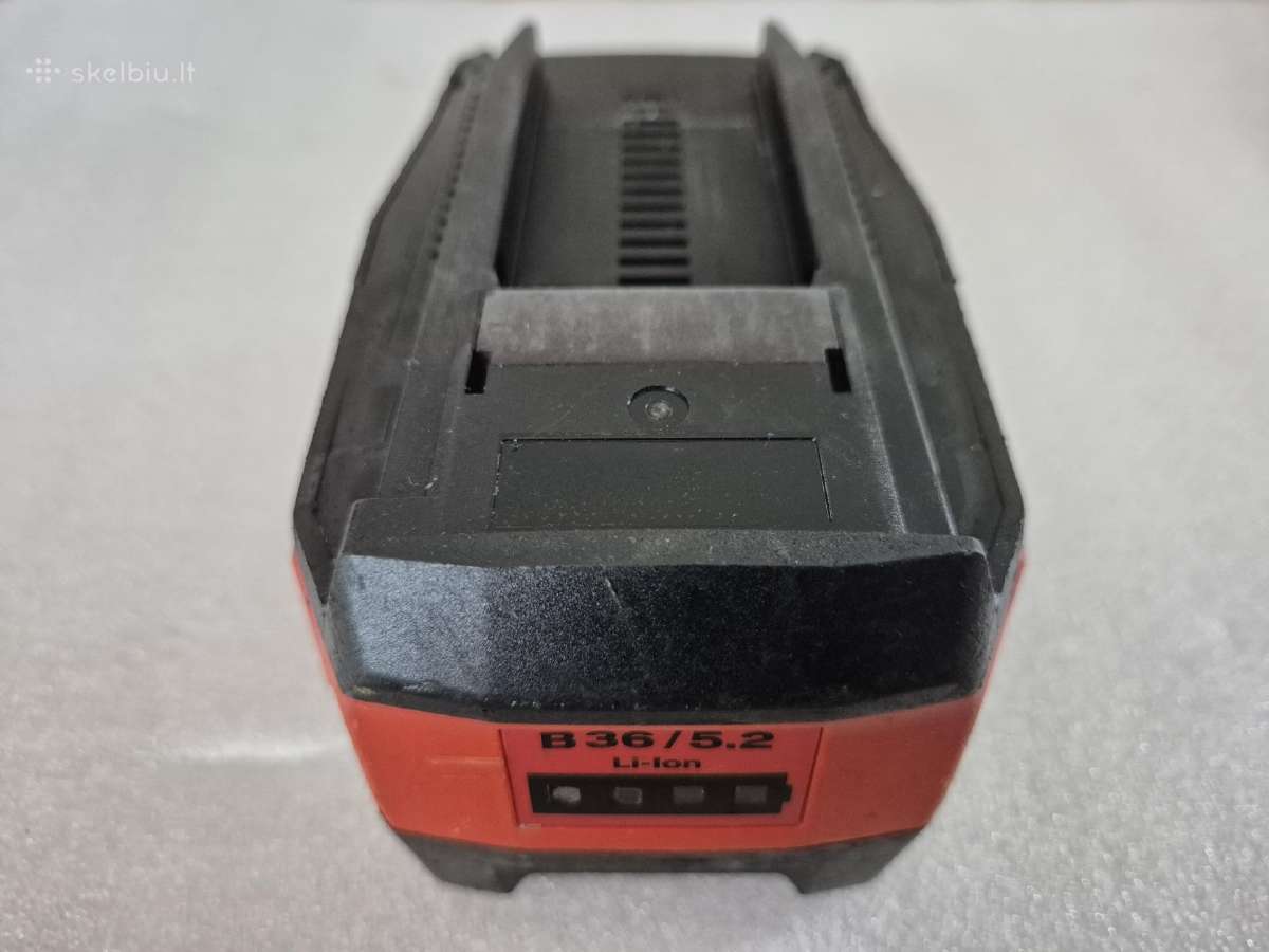 Hilti B36/5.2 akumuliatorius - nuotraukos Nr. 4