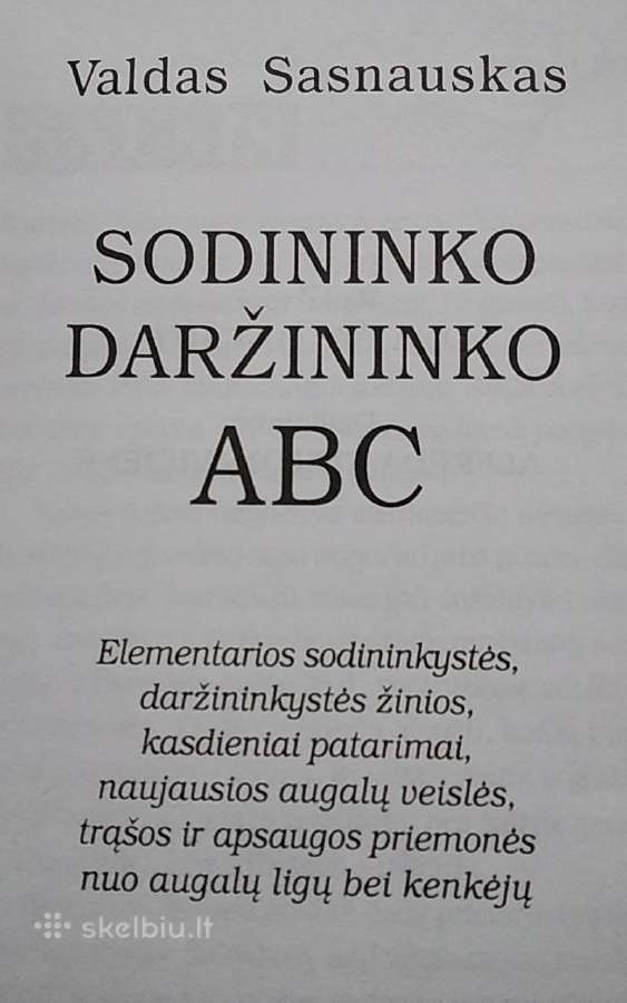 Sodininko daržininko Abc - nuotraukos Nr. 2