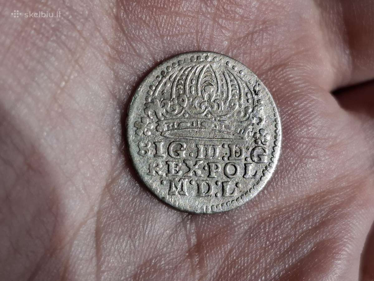 Lenkija Grašis 1612 sidabras